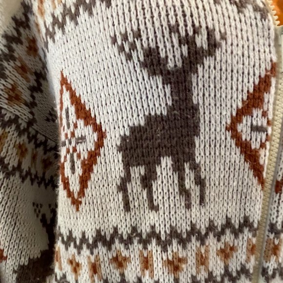 Vintage 70's Blair Knit Sweater Cardigan-Sz L - Picture 4 of 5